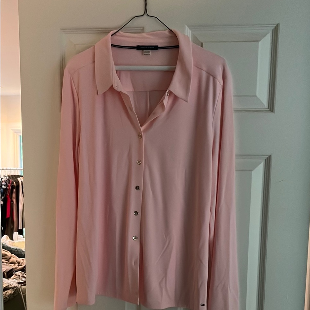 Tommy Hilfiger Pink Button Down Shirt